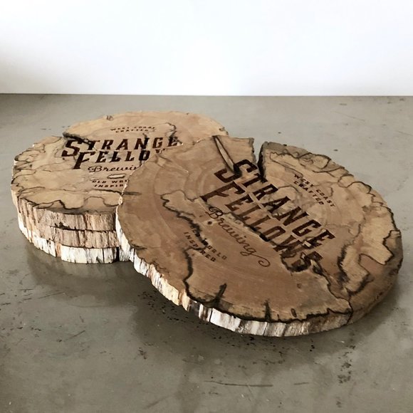 A set of Driftwood Coasters from Strange Fellows - Picture 6 of 16